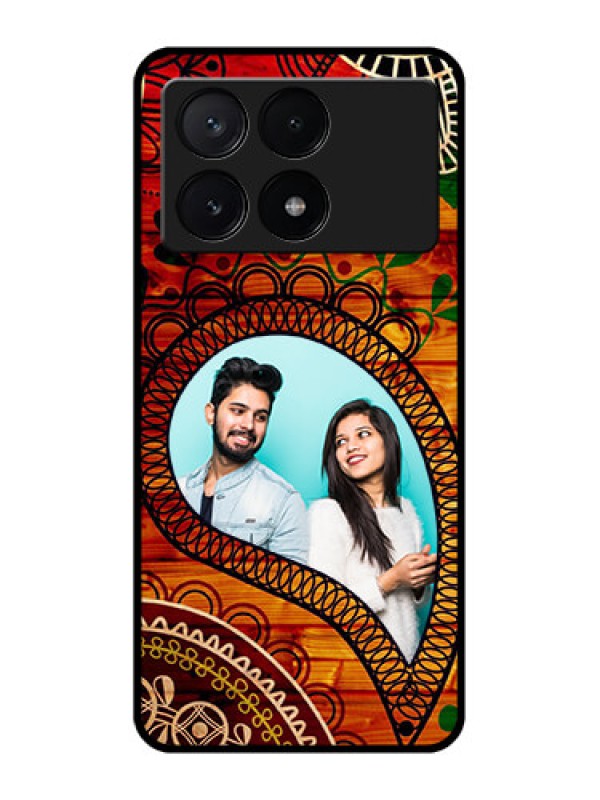 Custom Poco X6 Pro 5G Custom Metal Phone CaseAbstract Colorful Design