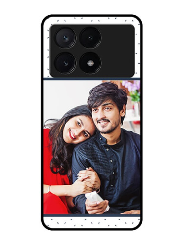 Custom Poco X6 Pro 5G Custom Metal Phone CasePremium Dot Design