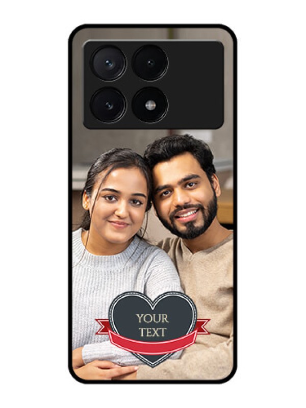 Custom Poco X6 Pro 5G Custom Metal Phone CaseJust Married Couple Design