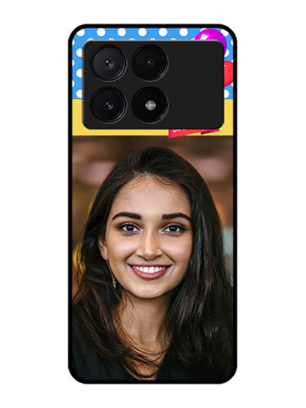 Custom Poco X6 Pro 5G Custom Metal Phone CaseHappy Birthday Design