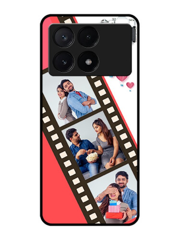 Custom Poco X6 Pro 5G Custom Metal Phone Case3 Image Holder With Film Reel