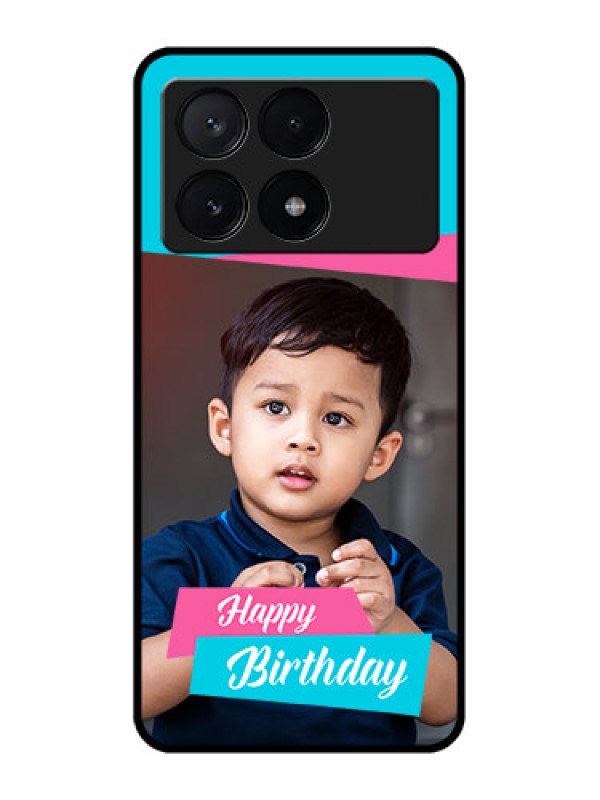 Custom Poco X6 Pro 5G Custom Metal Phone CaseImage Holder With 2 Color Design