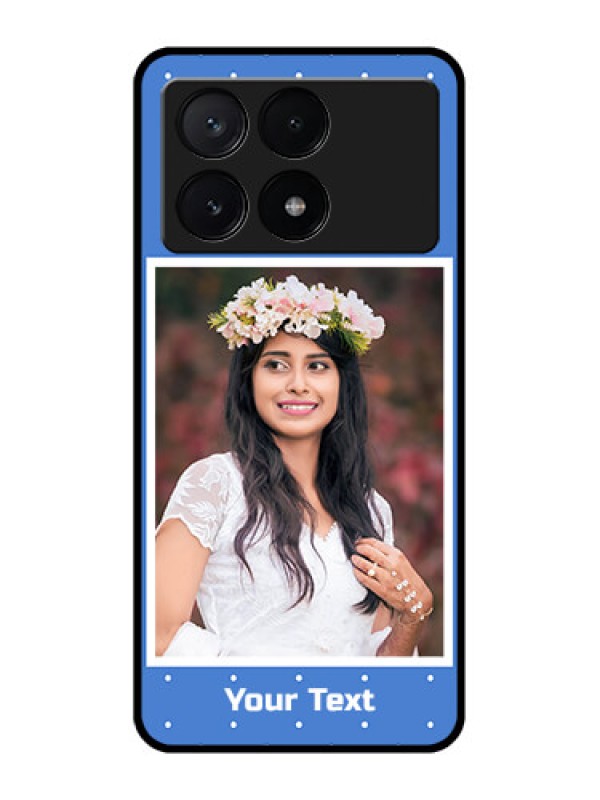 Custom Poco X6 Pro 5G Custom Metal Phone CasePolka Dots Design