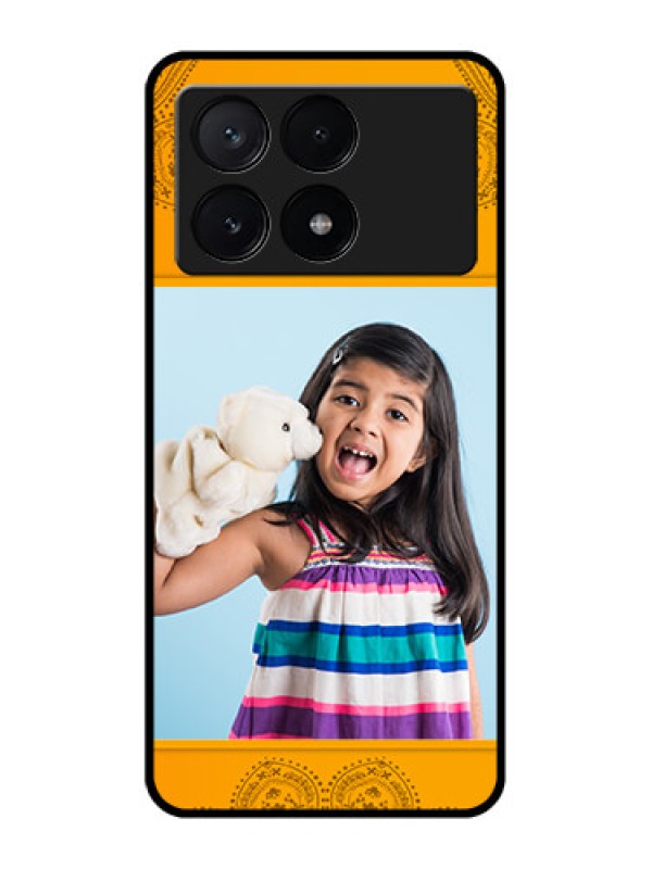 Custom Poco X6 Pro 5G Custom Metal Phone CasePhoto Wedding Design