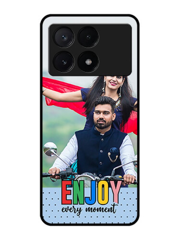 Custom Poco X6 Pro 5G Custom Metal Phone CaseEnjoy Every Moment Design