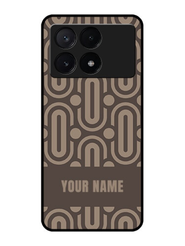 Custom Poco X6 Pro 5G Custom Metal Phone CaseCaptivating Zero Pattern Design