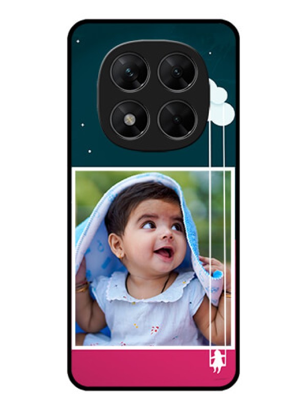 Custom Poco X7 5G Custom Metal Phone CaseCute Girl With Cloud Design