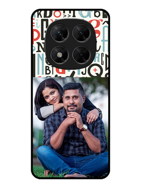 Custom Poco X7 5G Custom Metal Phone CaseAlphabet Design