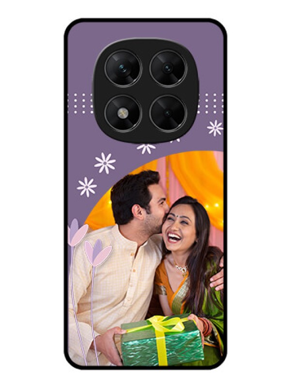 Custom Poco X7 5G Custom Metal Phone CaseLavender Flowers Design