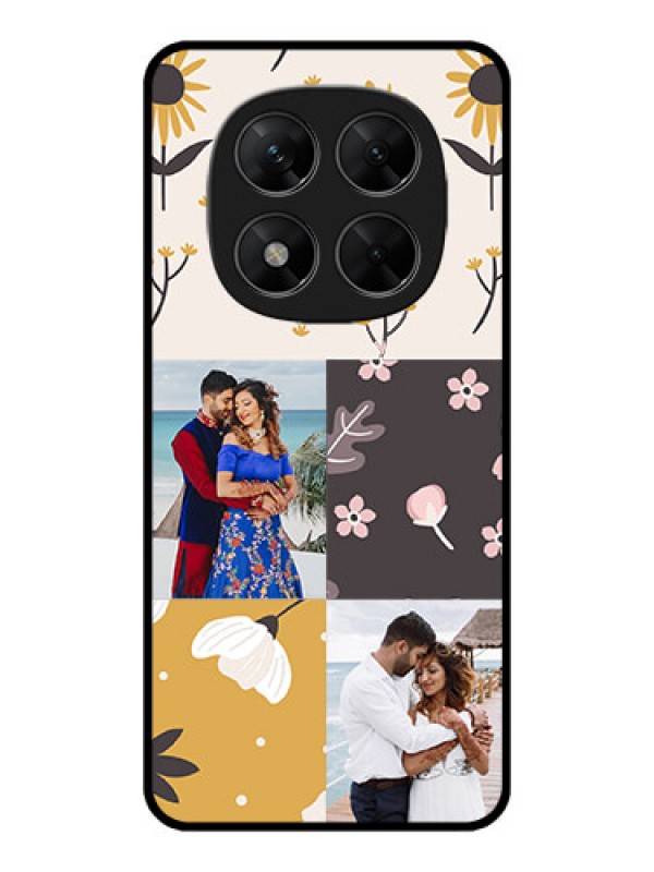 Custom Poco X7 5G Custom Metal Phone Case3 Images With Floral Design