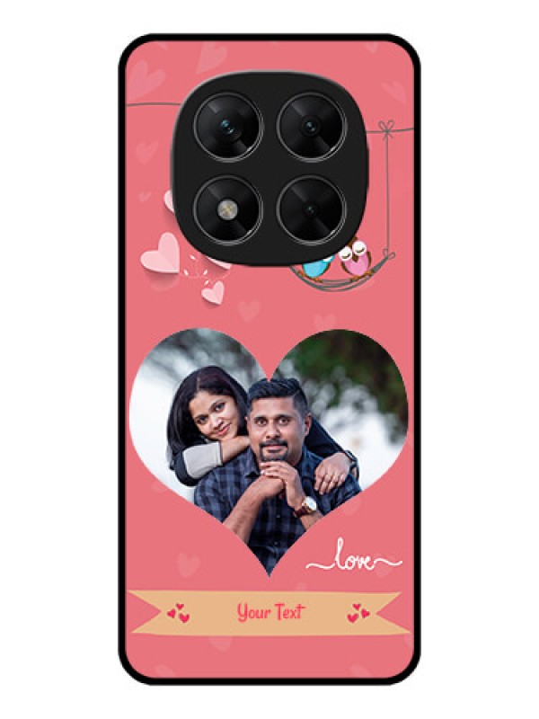 Custom Poco X7 5G Custom Metal Phone CasePeach Color Love Design