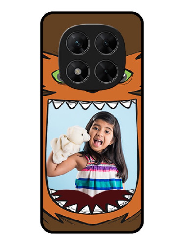 Custom Poco X7 5G Custom Metal Phone CaseOwl Monster Back Case Design