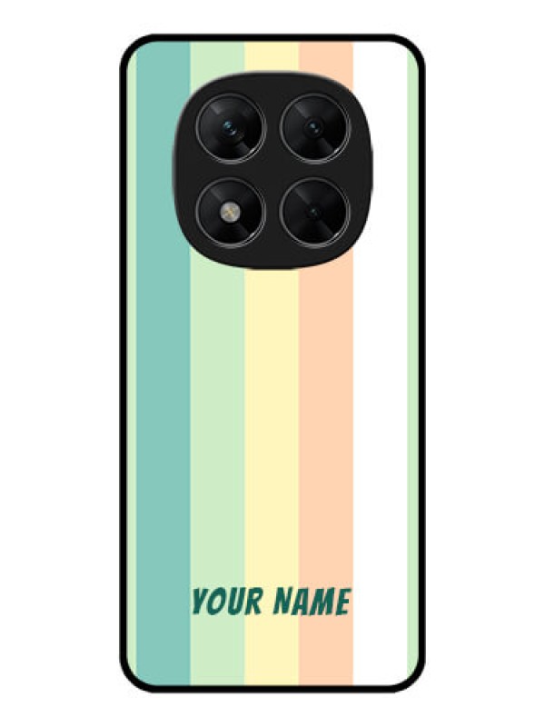 Custom Poco X7 5G Custom Metal Phone CaseMulti - Colour Stripes Design