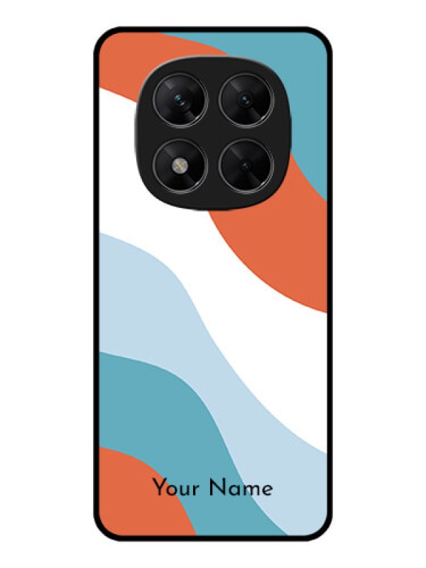 Custom Poco X7 5G Custom Metal Phone CaseColoured Waves Design