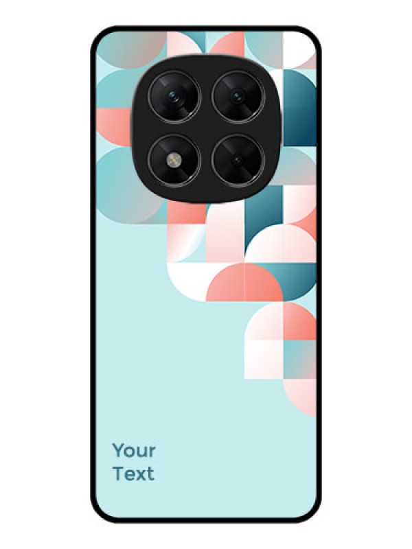 Custom Poco X7 5G Custom Metal Phone CaseStylish Semi - Circle Pattern Design