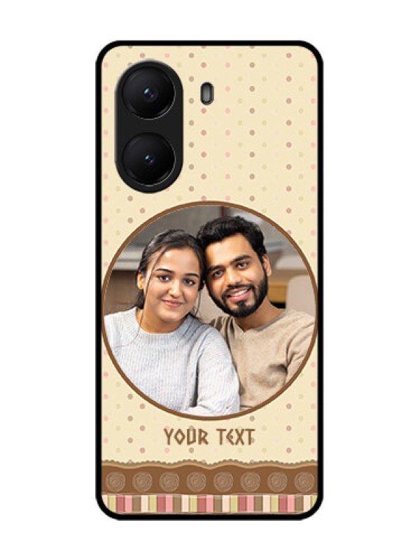 Custom Poco X7 Pro 5G Custom Metal Phone Case - Brown Dotted Mobile Case Design