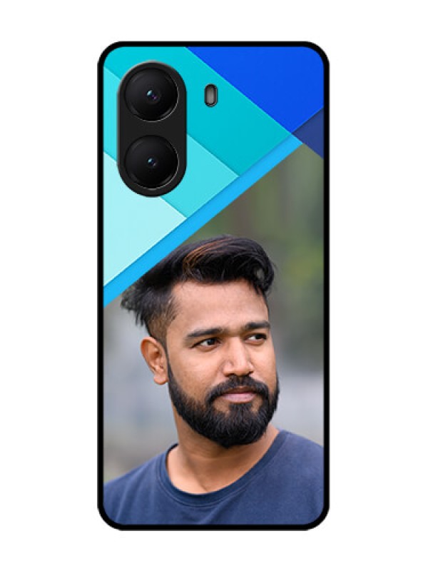 Custom Poco X7 Pro 5G Custom Metal Phone Case - Blue Pattern Design