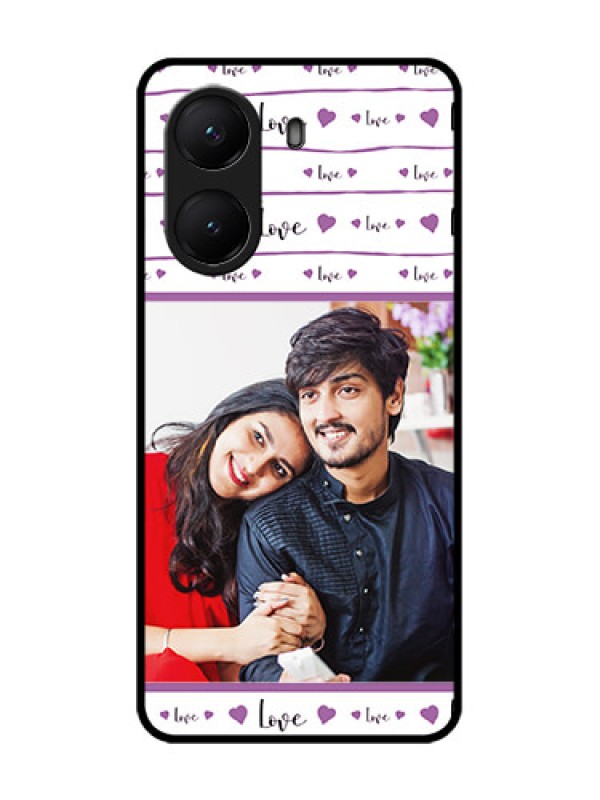 Custom Poco X7 Pro 5G Custom Metal Phone Case - Couples Heart Design