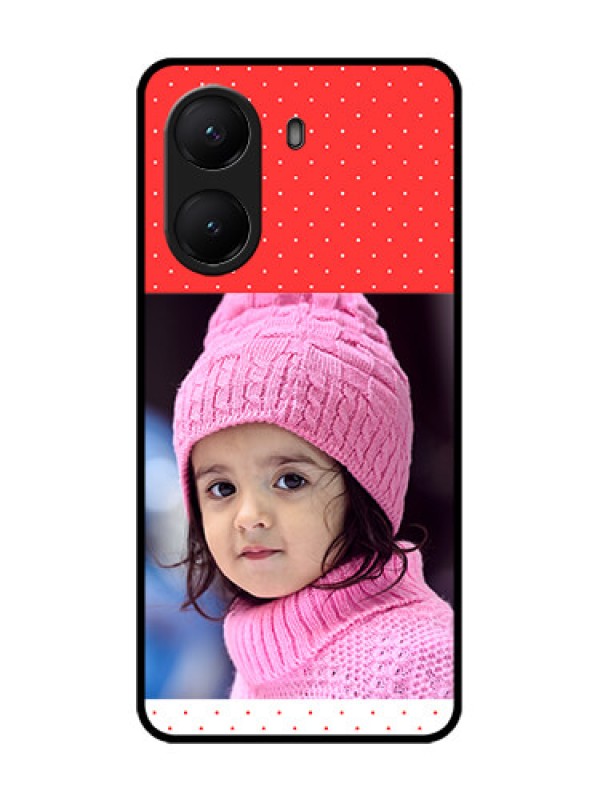 Custom Poco X7 Pro 5G Custom Metal Phone Case - Red Pattern Design