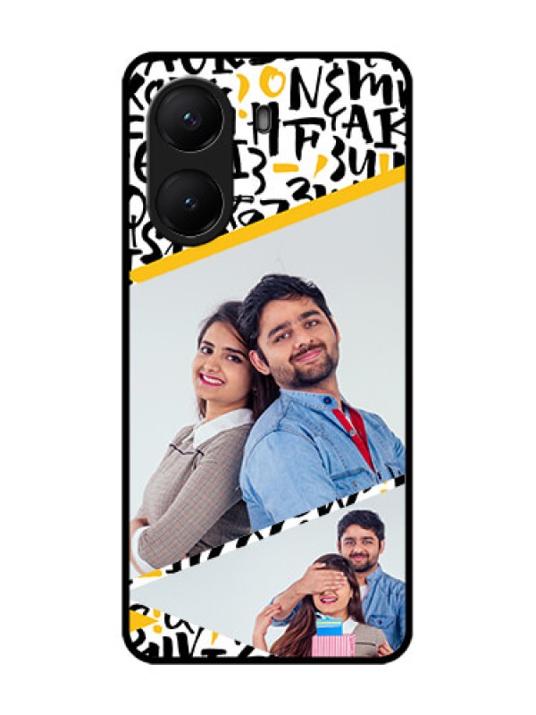 Custom Poco X7 Pro 5G Custom Metal Phone Case - Letters Pattern Design
