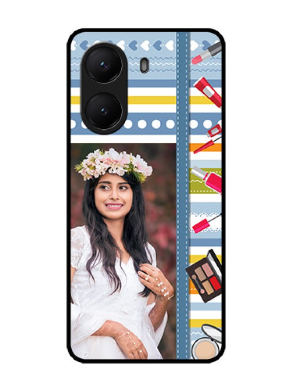 Custom Poco X7 Pro 5G Custom Metal Phone Case - Makeup Icons Design