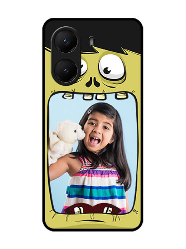 Custom Poco X7 Pro 5G Custom Metal Phone Case - Cartoon Monster Back Case Design