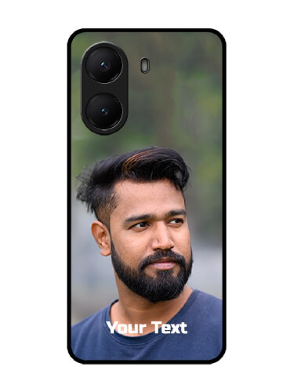 Custom Poco X7 Pro 5G Custom Metal Phone Case - Photo With Text Design