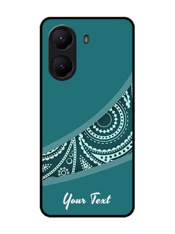 Custom Poco X7 Pro 5G Custom Metal Phone Case - Semi Visible Floral Design