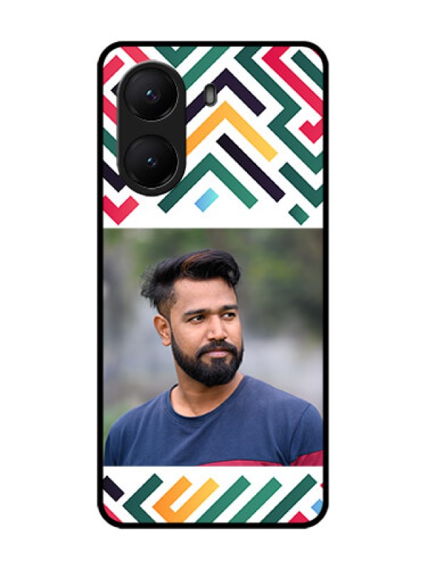 Custom Poco X7 Pro 5G Custom Metal Phone Case - Colorful Maze Pattern Design