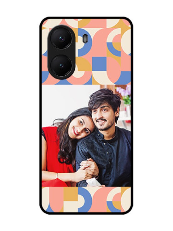 Custom Poco X7 Pro 5G Custom Metal Phone Case - Semi - Circle Maze Pattern Design