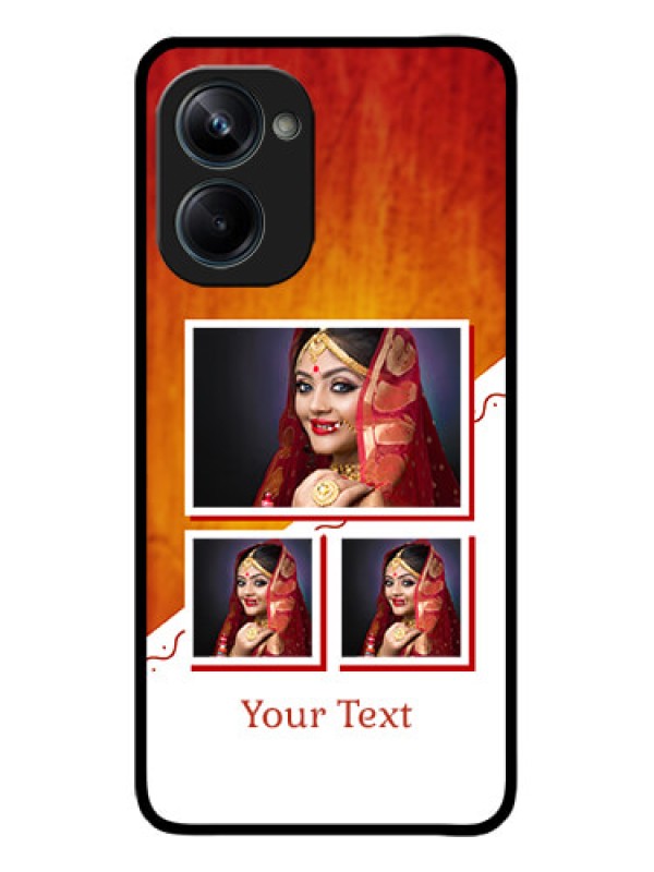 Custom Realme 10 Pro 5G Custom Metal Phone CaseWedding Memories Design