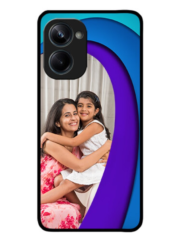 Custom Realme 10 Pro 5G Custom Metal Phone CaseSimple Pattern Design