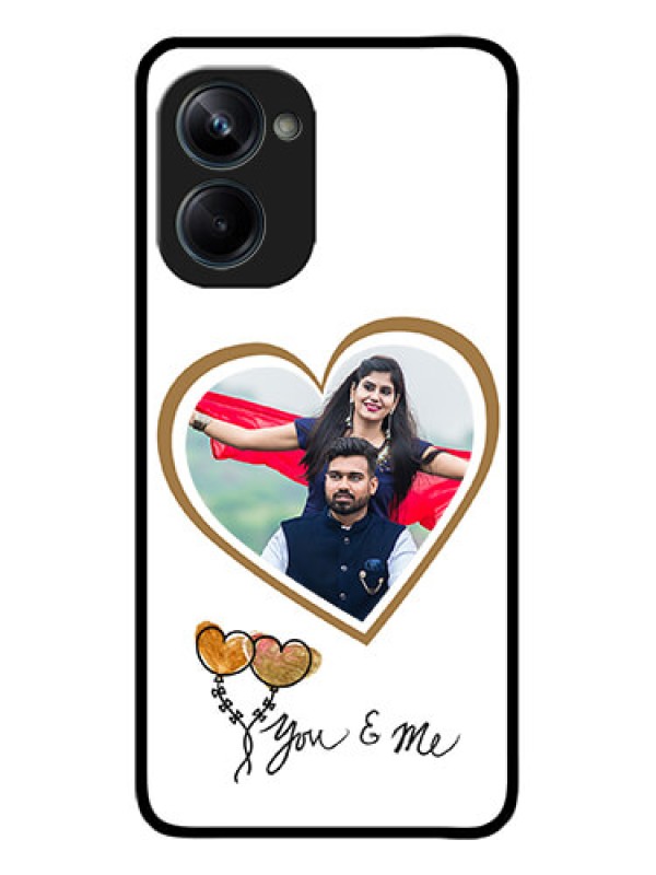 Custom Realme 10 Pro 5G Custom Metal Phone CaseYou and Me Design