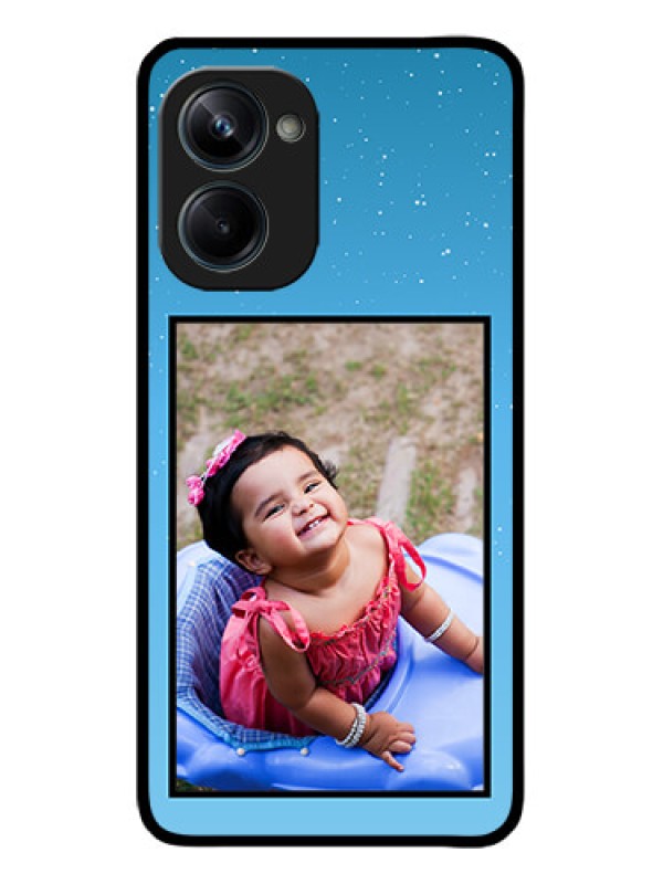 Custom Realme 10 Pro 5G Custom Metal Phone CaseWave Pattern Colorful Design