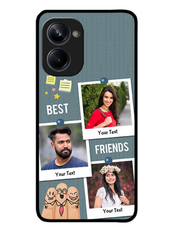 Custom Realme 10 Pro 5G Custom Metal Phone CaseSticky Frames And Friendship Design