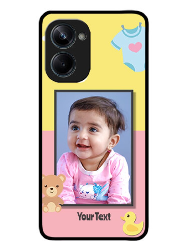 Custom Realme 10 Pro 5G Custom Metal Phone CaseKids 2 Color Design