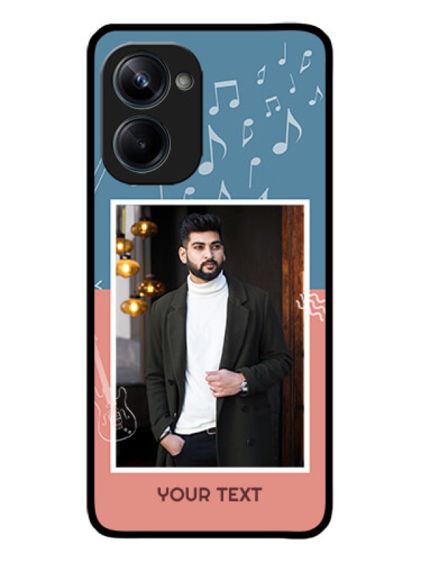 Custom Realme 10 Pro 5G Custom Metal Phone CaseWith Color Musical Note Design