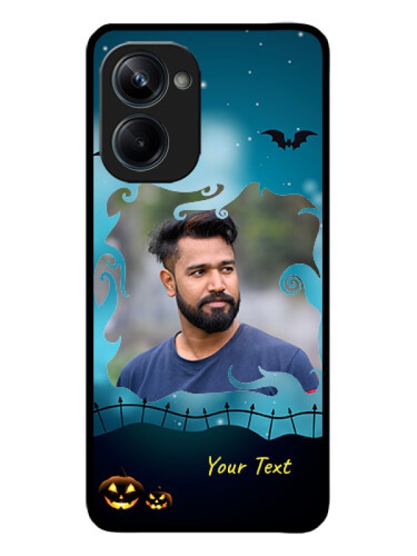 Custom Realme 10 Pro 5G Custom Metal Phone CaseHalloween Frame Design