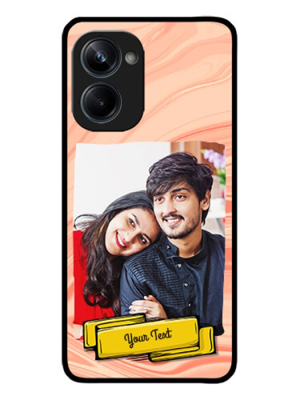 Custom Realme 10 Pro 5G Custom Metal Phone CaseMarble Texture Design