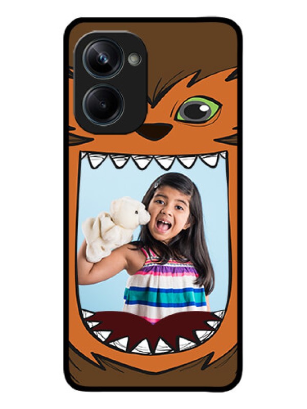 Custom Realme 10 Pro 5G Custom Metal Phone CaseOwl Monster Back Case Design