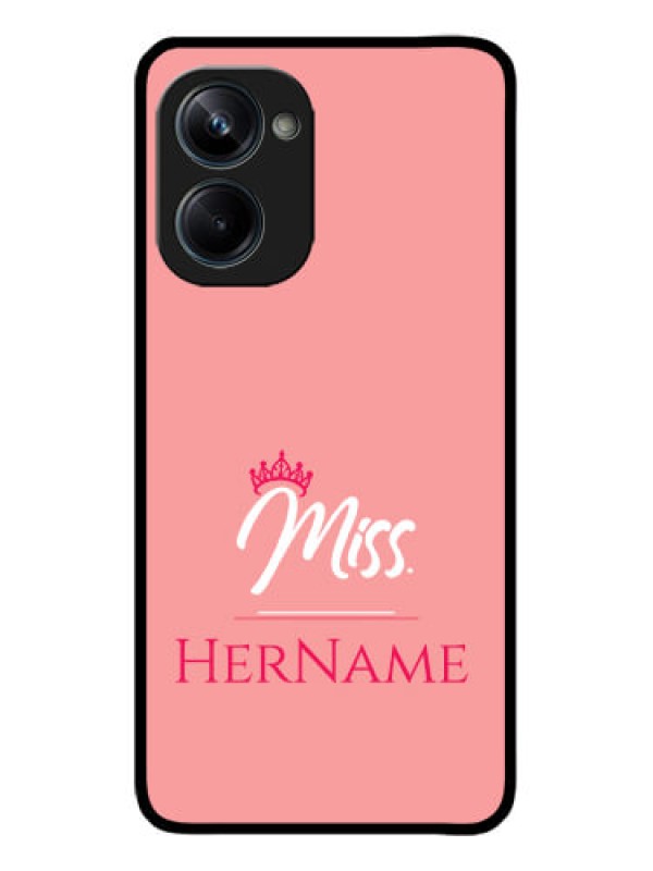 Custom Realme 10 Pro 5G Custom Metal Phone CaseMrs With Name Design