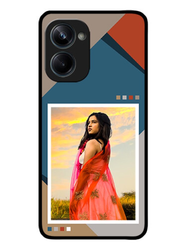 Custom Realme 10 Pro 5G Custom Metal Phone CaseRetro Color Pallet Design