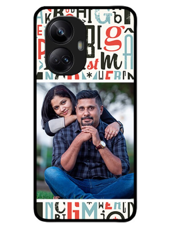 Custom Realme 10 Pro Plus 5G Custom Metal Phone CaseAlphabet Design