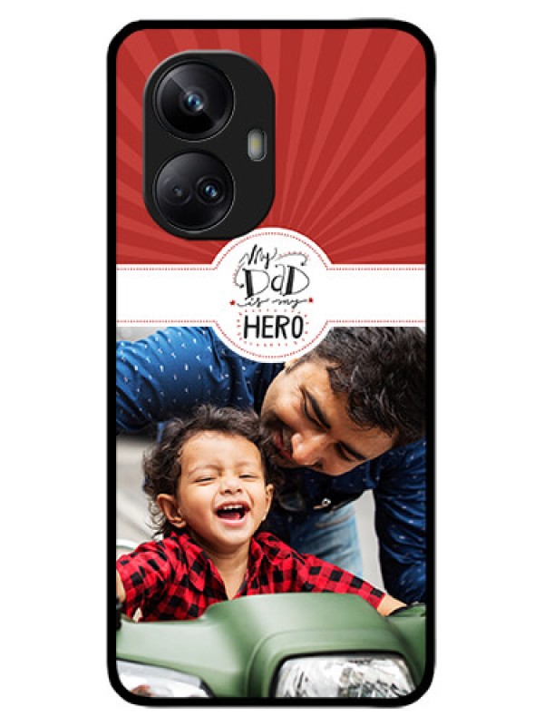 Custom Realme 10 Pro Plus 5G Custom Metal Phone CaseMy Dad Hero Design