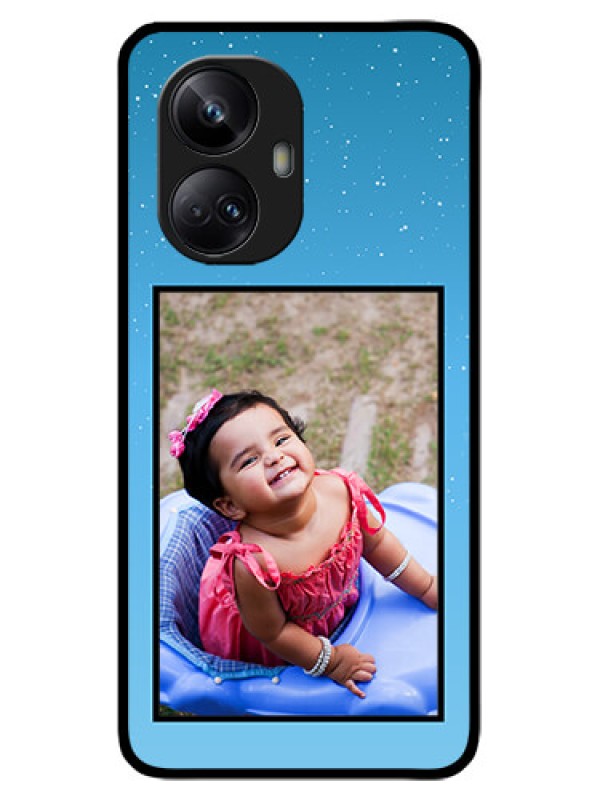 Custom Realme 10 Pro Plus 5G Custom Metal Phone CaseWave Pattern Colorful Design