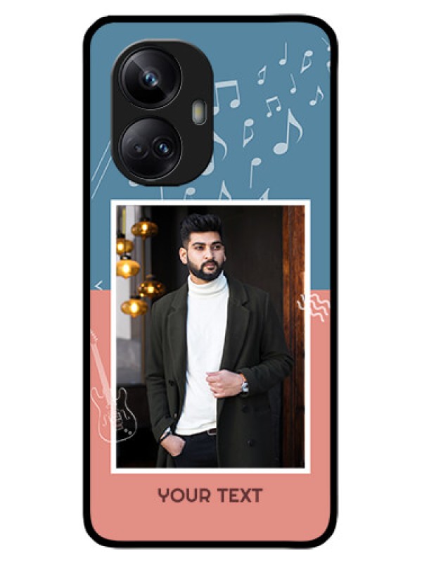 Custom Realme 10 Pro Plus 5G Custom Metal Phone CaseWith Color Musical Note Design