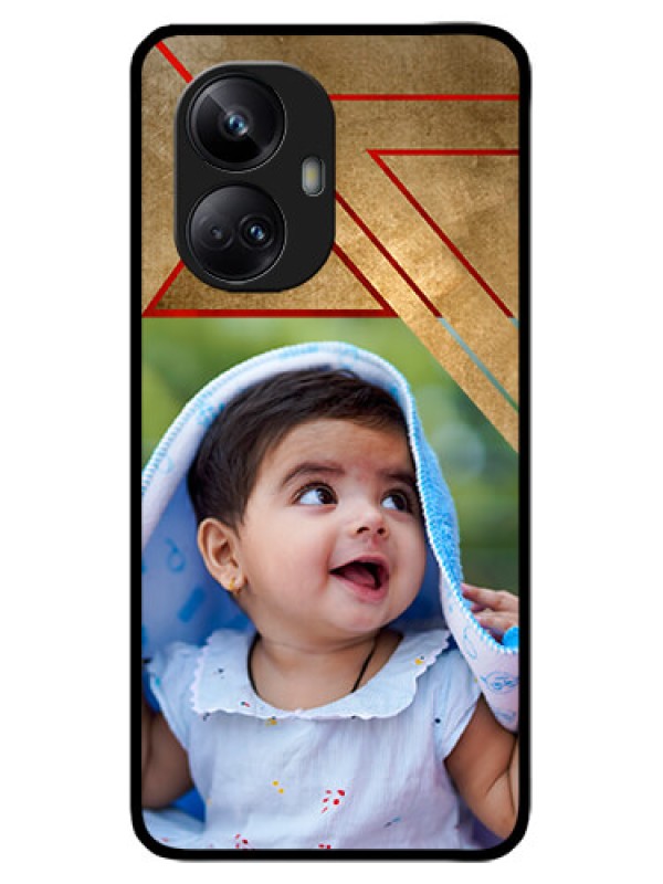 Custom Realme 10 Pro Plus 5G Custom Metal Phone CaseGradient Abstract Texture Design