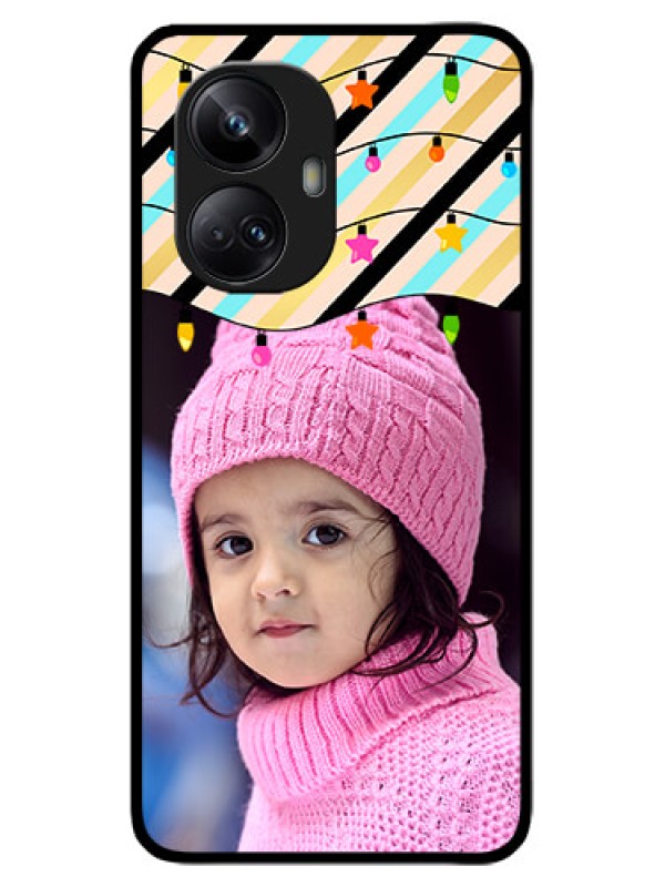 Custom Realme 10 Pro Plus 5G Custom Metal Phone CaseLights Hanging Design