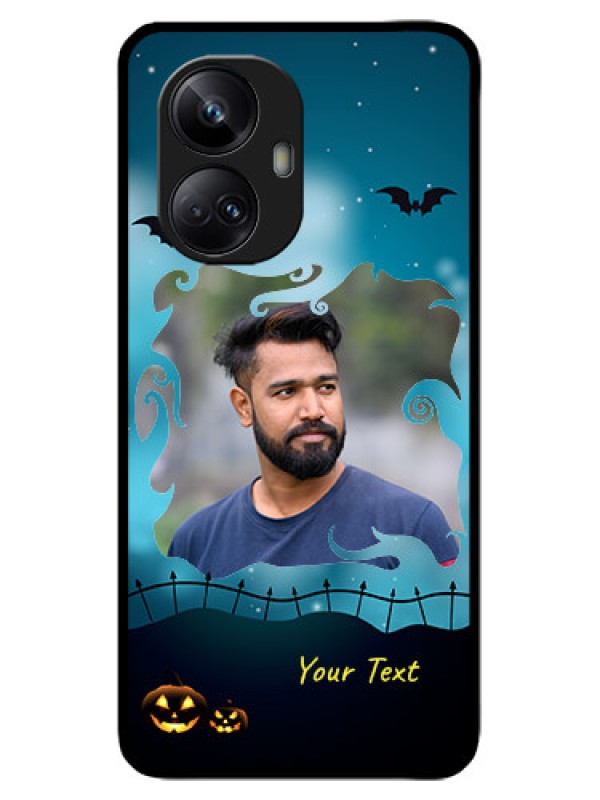 Custom Realme 10 Pro Plus 5G Custom Metal Phone CaseHalloween Frame Design