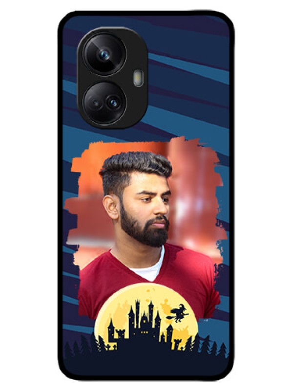 Custom Realme 10 Pro Plus 5G Custom Metal Phone CaseHalloween Witch Design